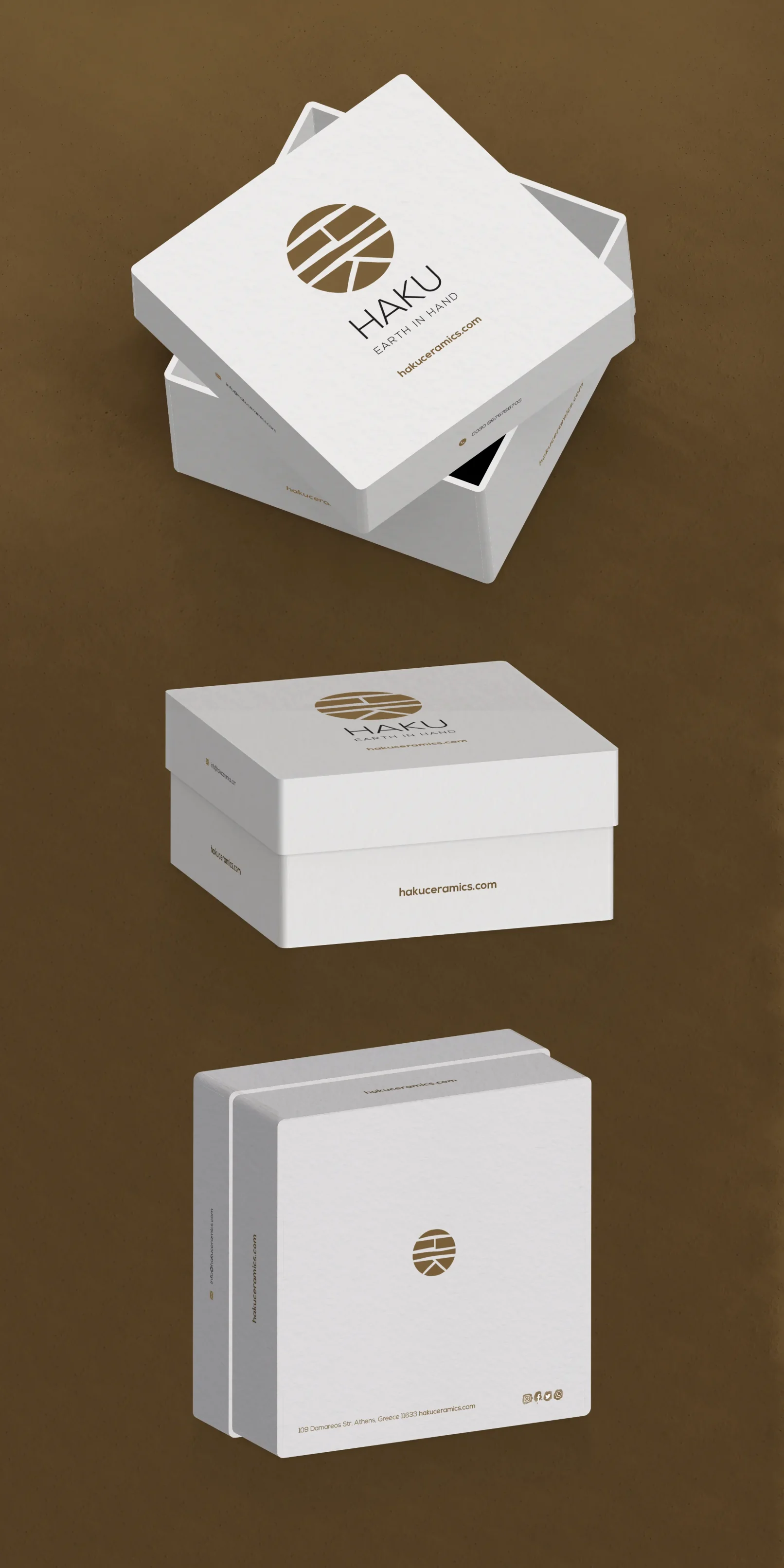 Haku Ceramics Pottery Packaging