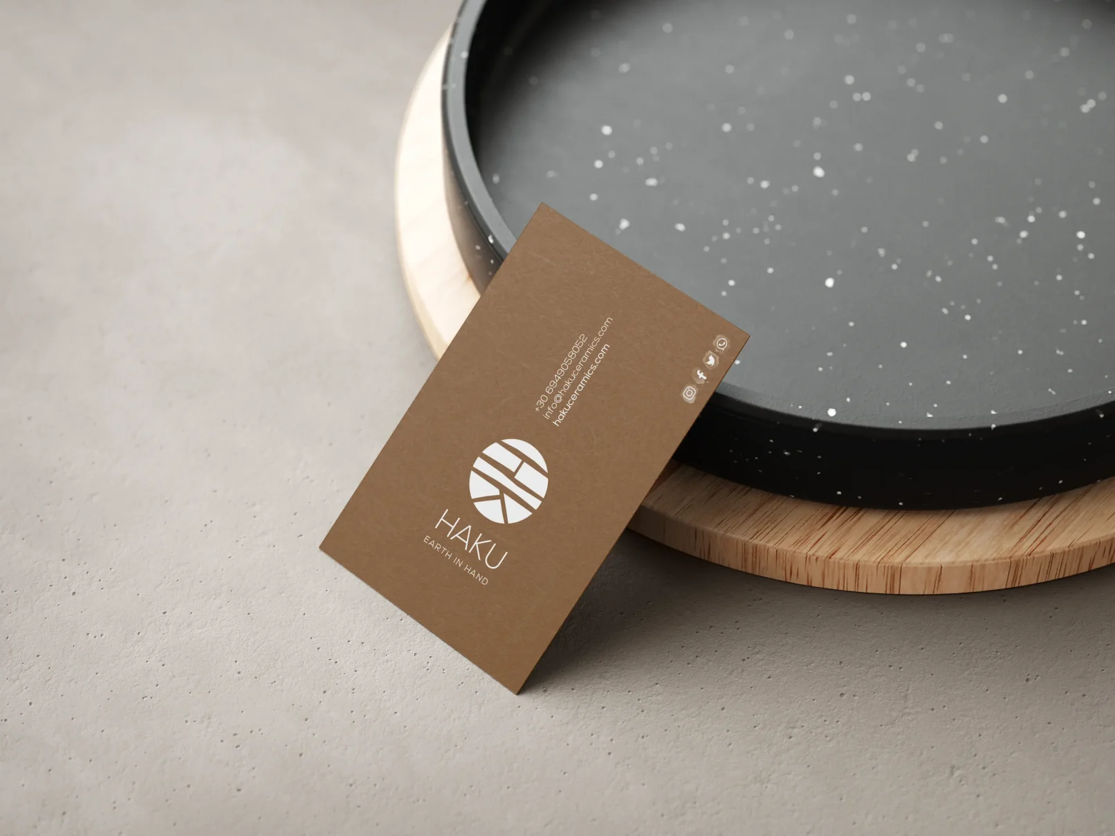 Haku Ceramics Pottery Branding